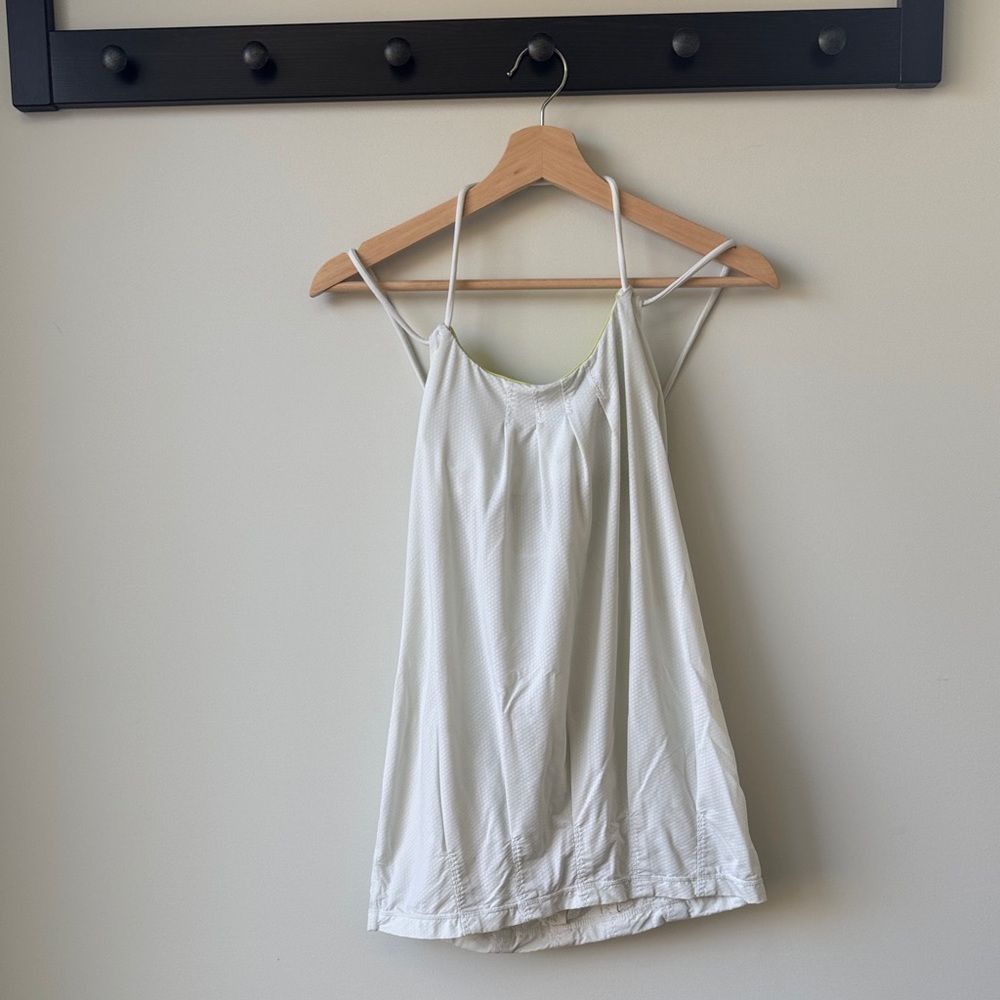 lululemon athletica white Tank Top